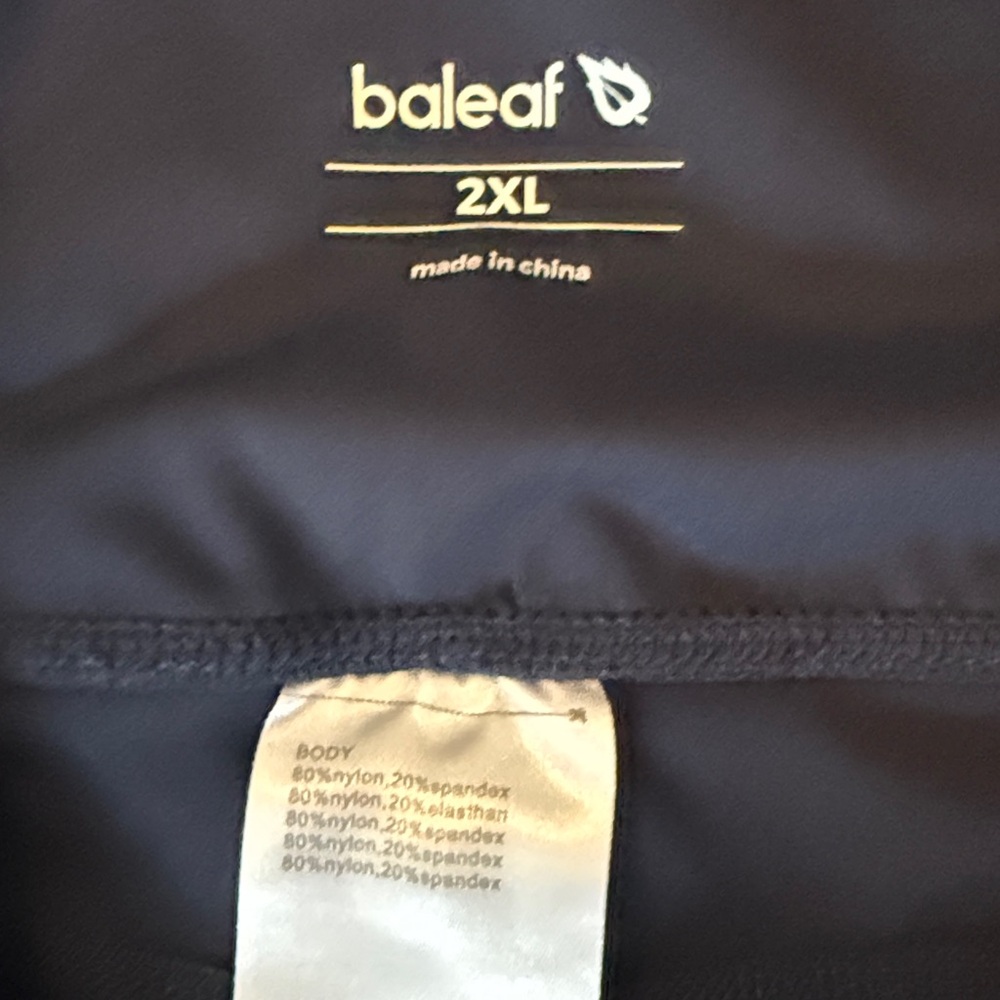 Baleaf Navy Leggings 2XL - Picture 2 of 2